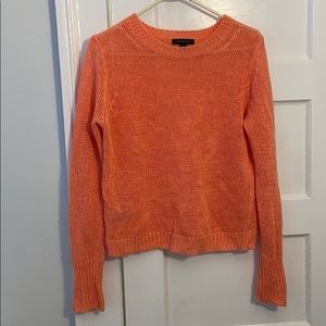 Ann Taylor Coral Crew Neck Sweater